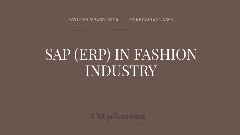 SAP (ERP) in Fashion