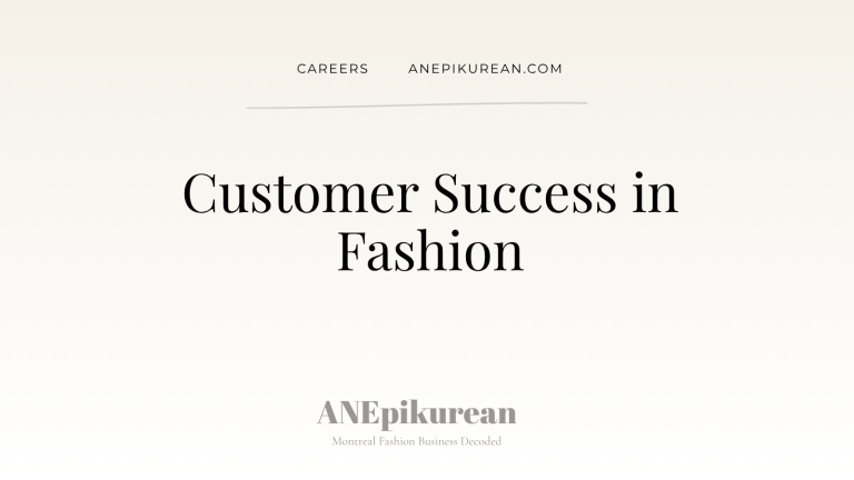 Customer succes in fashion