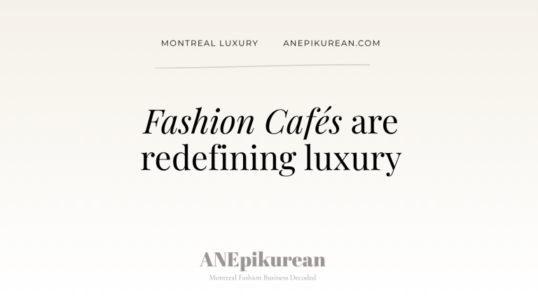 Fashion cafés in Montreal